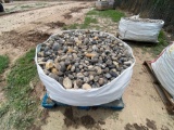 Pallet of Landscape River Rocks