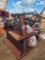 (5) Rolling Chairs, Group of Wooden Desks