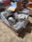 Group of Stainless Steel Baking Trays, Group of Assorted Kitchen Supplies