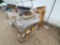 Storage Bins, Wood Reading Chairs, Books on 2 Pallets