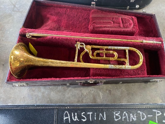 (2) Trombones w/ Carry Cases
