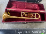 (2) Trombones w/ Carry Cases