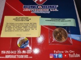 (1) Commemorative Medallion, (1) Half Dollar with Statehood Quarter Image
