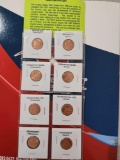 (8) 2009 Lincoln Cent Set