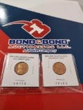 (8) Uncirculated Lincoln Cents, (2) Uncirculated Wheat Cents