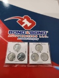 (6) Steel War Cents P-D-S, (6) Steel War Cents