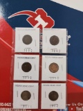 (6) Indian Head Cents
