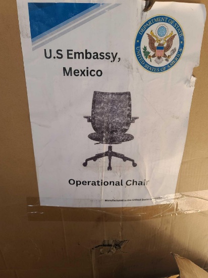 (1) Pallet w/Unassembled Operational Roll A Round Office Chairs