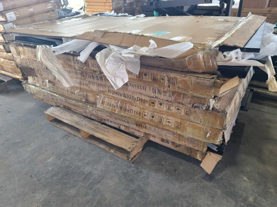 (1) Pallet w/Unassembled Steel Cabinets...(Might Be Missing Screws)