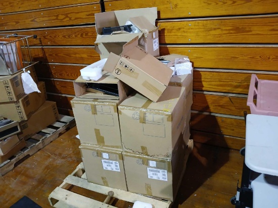Pallet w/Misc. Boxes of Dell Optiplex Docking Stations