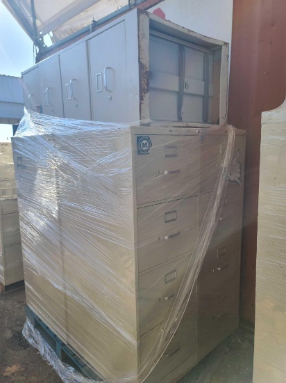 (1) Pallet w/ File Cabinets