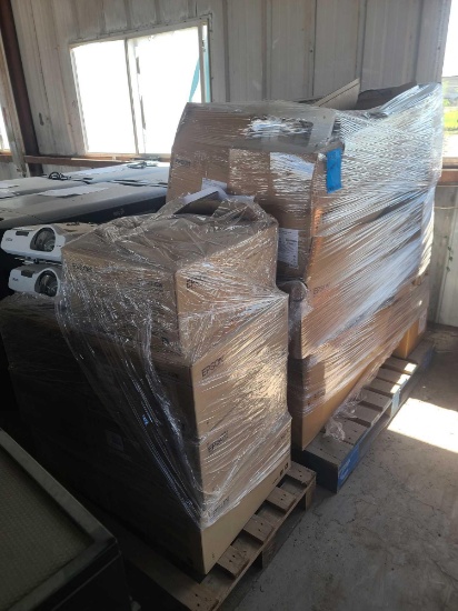 (2) Pallets w/Epson...EB-L210SW PowerLite MultiLite Projectors and Short Throw Projector Wall Mounts