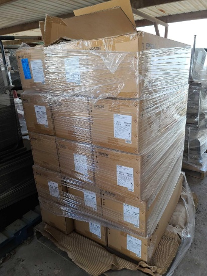 (1) Pallet w/ Epson Projector Mounts in boxes