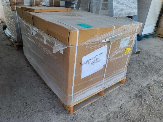 (1) Pallet of Boxes w/Cambridge Blind Wall Cabinets