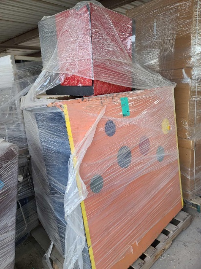 (1) Pallet w/Wooden Shelving