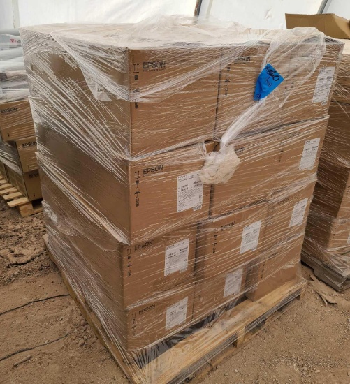 (1) Pallet w/ Epson Short-Throw Projector Wall Mounts in boxes