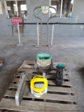 Pallet w/Wards Powr-Kraft Model TDR 2354 Jig Saw, Frabill Flow Troll, Box w/Fishing Weights, Etc.