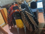 Group of Small Plastic Children's Chairs