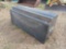 Black Heavy-Duty Commercial Truck Toolbox