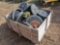 Wooden Crate w/ Rubber Closing Wheels