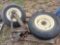 Set of Guage Wheels on a Pallet