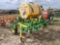 John Deere 2-Row Fertilizer Rig w/ 4 Fertilizer Knives, 1 Large Tank, & CDS Squeezer Pump...