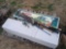 Pallets with Misc. Fishing Rods, Camping Tent