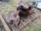 (3) Brown Leather Western Horse Saddles on Pallet