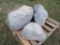 (1) Pallet w/ Big Gray Boulder Rocks