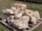 Pallet of Orange Big Rock Boulders