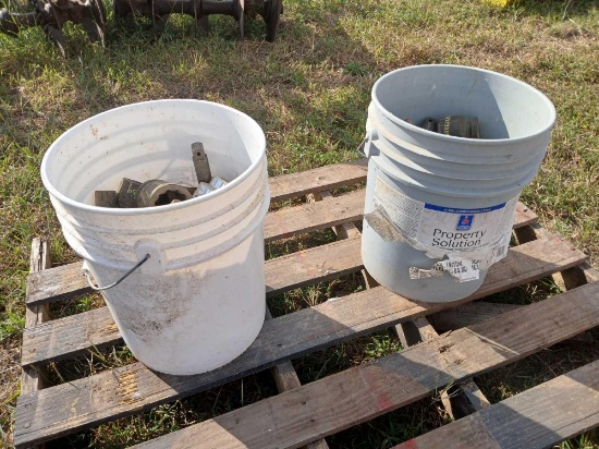 (2) Bucket Bins w/Half Inch Various Sockets
