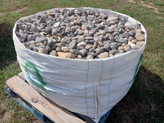 Pallet of Landscape River Rocks