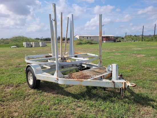 Reel 1 Axle Trailer Pintle Hitch