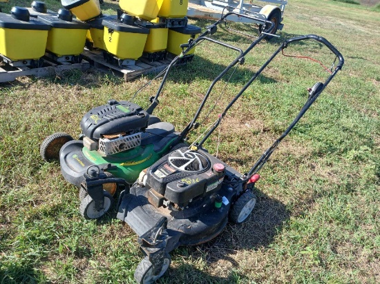 (1) John Deere 189cc OHV Walk-Behind Mower, (1) Craftsman CX Series 175cc OHV Walk-Behind Mower