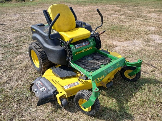 John Deere Z465 EZTrak 62"in. Zero-Turn Riding Lawn Mower, *RECEIPT SERVES AS BILL OF SALE