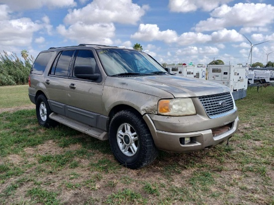 2003 Ford Expedition Multipurpose Vehicle (MPV), VIN # 1FMPU16L53LA25825