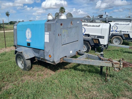 2013 Airman 185C Portable 49HP Compressor on Trailer, *RECEIPT SERVES AS BILL OF SALE