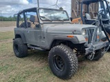 1992 Jeep Wrangler Multipurpose Vehicle (MPV), VIN # 2J4FY19P5NJ510066