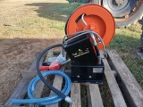 2024 Unused Landhonor LHR-DFP10 Diesel Fuel Transfer Pump w/49ft. Hose Reel