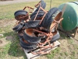 Planter Wheels on Pallet