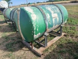 Red Ewald 300 Gallon Fiberglass Water Tank, Srl.#18563
