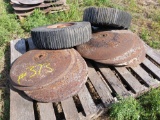 Disc Blades, (2) Laminated Tail Tires on Pallet