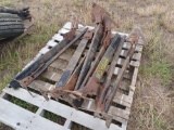Cultivator Shanks with Sweeps on a Pallet