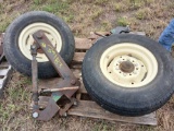 Set of Guage Wheels on a Pallet