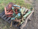 (1) Pallet w/ (2) Gauge Wheels, (2) Tire Brackets