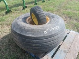 (1) Titan Implement Tractor Tire Size 16.5L-16.1SL,, (1) John Deere Implement Tire Size 16x6.50-8