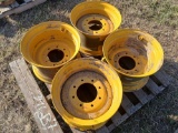 (4) John Deere Rims on Pallet