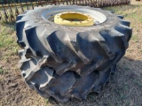 (2) Goodyear Tractor Tires 420/90R30 (Replaces 16.9R30)