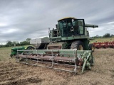 John Deere Turbo 7720 Dsl. Combine W/ 22ft. Combine Grain Header, *RECEIPT SERVES AS BILL OF SALE