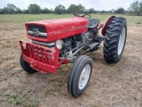 Massey Ferguson 135 Diesel Tractor, *RECEIPT SERVES AS BILL OF SALE